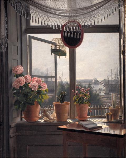 martinus rorbye View from the Artist's Window china oil painting image